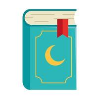 heliga koranens bok, muslimsk semester, ramadan kareem koncept vektor