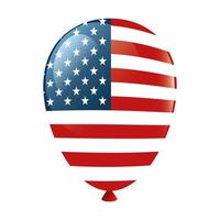 isolerade usa ballong vektor design