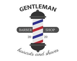 Illustrationsvektordesign der Barbershop-Logo-Vorlage vektor