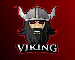 illustration vektor design av viking esport logotyp mall