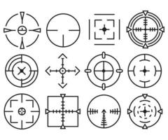 Fadenkreuz-Symbol vektor