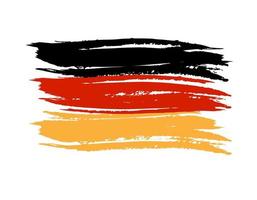 deutschland europa landesflagge vektor hintergrund symbol aquarell trockenpinsel tinte textur illustration unabhängigkeitstag feier banner