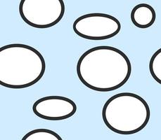 enkla sömlösa mönster vektor doodle illustration geometriska cirklar rund form blå barnkammare tryck