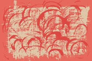 abstrakte strukturierte pster Farbe rot orange Hintergrund. Vektor moderne Kunsttextur für Poster, Visitenkarten, Cover, Etiketten-Mock-up, Aufkleber-Layout