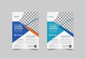 Corporate Business Flyer Vorlage vektor