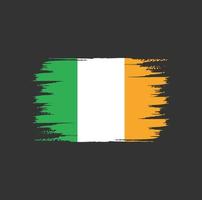 Irland Flagge Pinsel vektor