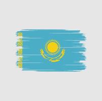 Kazakstan flaggborste vektor