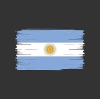argentinsk flaggborste vektor