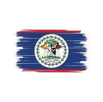 belize flagge bürste vektor