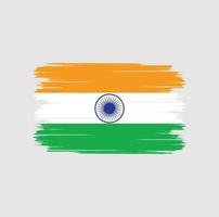 Indien Flagge Pinsel vektor