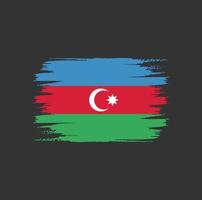 azerbajdzjans flagga borste vektor