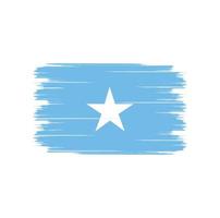 somalias flaggborste vektor