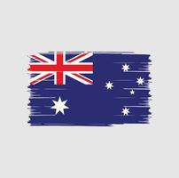 Australien Flagge Pinsel vektor