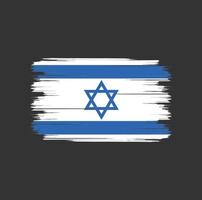 Israel Flagge Pinsel vektor