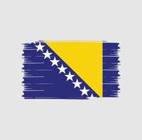 bosnien hercegovina flaggborste vektor