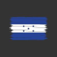 Honduras Flaggenpinsel vektor