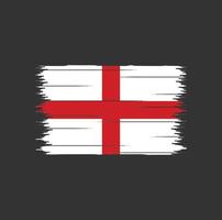 England-Flagge-Pinsel vektor