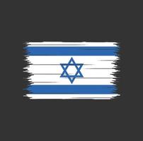 Israel Flagge Pinsel vektor