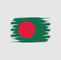 bangladesh flaggborste vektor