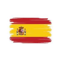 Bürste der spanischen Flagge