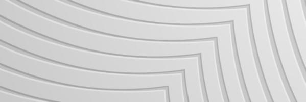 Banner abstrakte geometrische weiße und graue Farbe Hintergrund Vector Illustration.