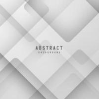 Banner abstrakte geometrische weiße und graue Farbe Hintergrund Vector Illustration.