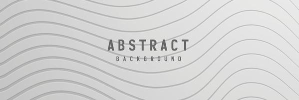 Banner abstrakte geometrische weiße und graue Farbe Hintergrund Vector Illustration.