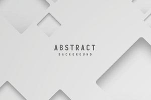 Banner abstrakte geometrische weiße und graue Farbe Hintergrund Vector Illustration.