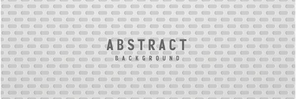 Banner abstrakte geometrische weiße und graue Farbe Hintergrund Vector Illustration.