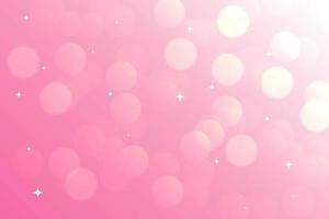 rosa farbverlaufshintergrund mit funkelnder lichtglanzillustration und glitzerndem glüheffekt. Vektor-Illustration. Bokeh-Lichter vektor