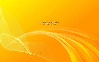 Welle orange abstrakten Hintergrund. Vektor-Illustration vektor