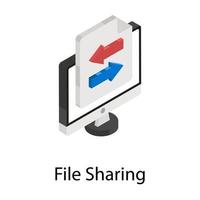Filesharing-Konzepte vektor