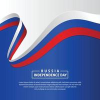 Rysslands självständighetsdagen bakgrund. 12 juni ryska dagen. firande av Rysslands självständighetsdag vektor