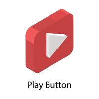 Play-Button-Konzepte vektor