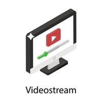 Videomarketingkonzepte vektor