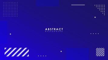 abstrakter blauer Hintergrund mit Farbverlauf mit kreativem und minimalem Formelement vektor