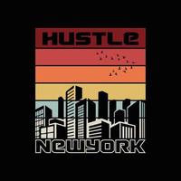 t-shirtdesign i new york vektor