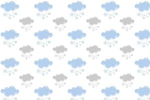abstrakter Schneewetter-Musterhintergrund vektor