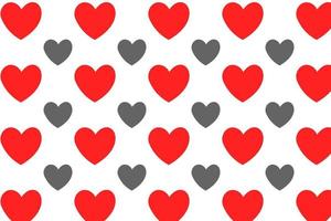 abstrakter Herz-Emoji-Musterhintergrund vektor