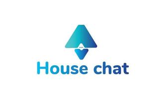 Haus flach minimalistisches Business-Logo-Design vektor