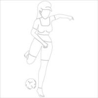 fußballcharakter-entwurfsillustration auf weißem hintergrund. vektor