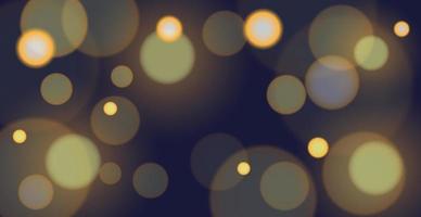 abstrakter mehrfarbiger Bokeh-Hintergrund mit defokussierten Kreisen und Glitzer. Dekorationselement für Weihnachten und Neujahr, Grußkarten, Webbanner, Poster - Vektor