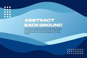 abstrakt bakgrund blå vågor. vätskegradientform. futuristisk design för affischer, banners, webbrubriker, presentationsdesigner och mer vektor