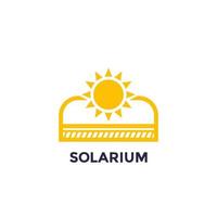 Solarium-Symbol für Web und Print vektor
