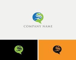 sq Social-Logo-Design-Vorlage vektor