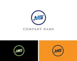 mg Energie-Logo-Design vektor