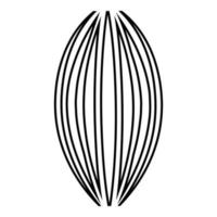 Muskel Symbol Farbe schwarz Abbildung Flat Style simple Image vektor