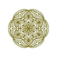 ethnisches Mandala abstraktes Kunstdesign vektor