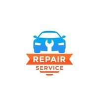 Auto-Reparatur-Service-Vektor-Logo vektor