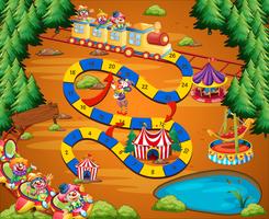 Clown cirkus spel vektor